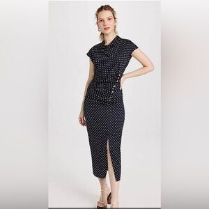Veronica Beard Kasler Polka dot dress.